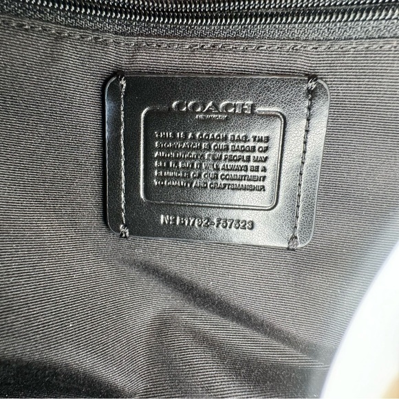 Coach Mini Christie Carryall Bag Black Crossgrain Leather Handbag Crossbody - Picture 16 of 16